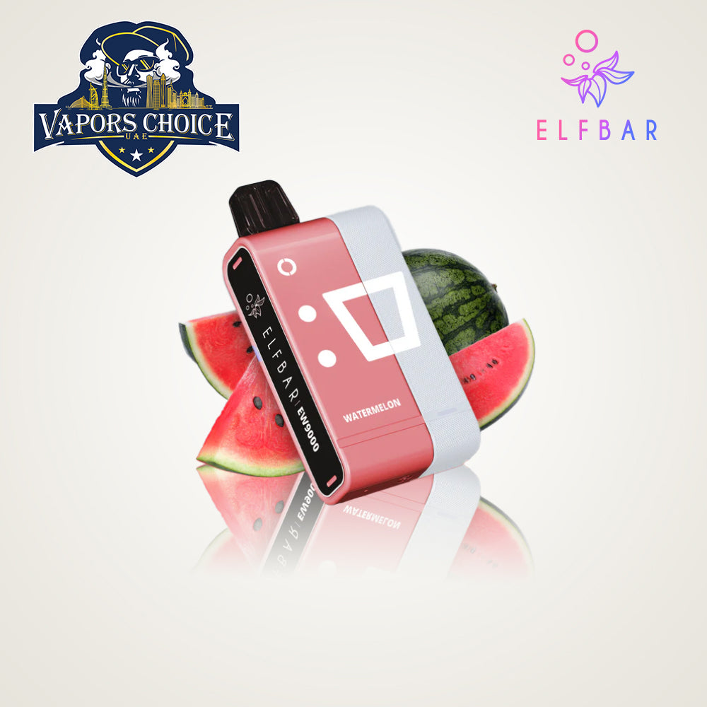 ELFBAR EW9000 (50mg) 9000 PUFFS Disposable Pods & Kit Watermelon UAE Dubai